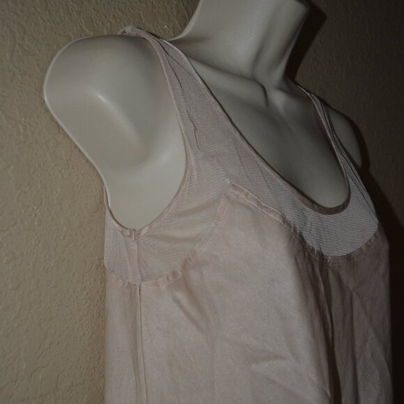 NWT $232 Brazeau Tricot Mix Media Goldy Silk Blend Tank Top Blouse - Picture 4 of 8